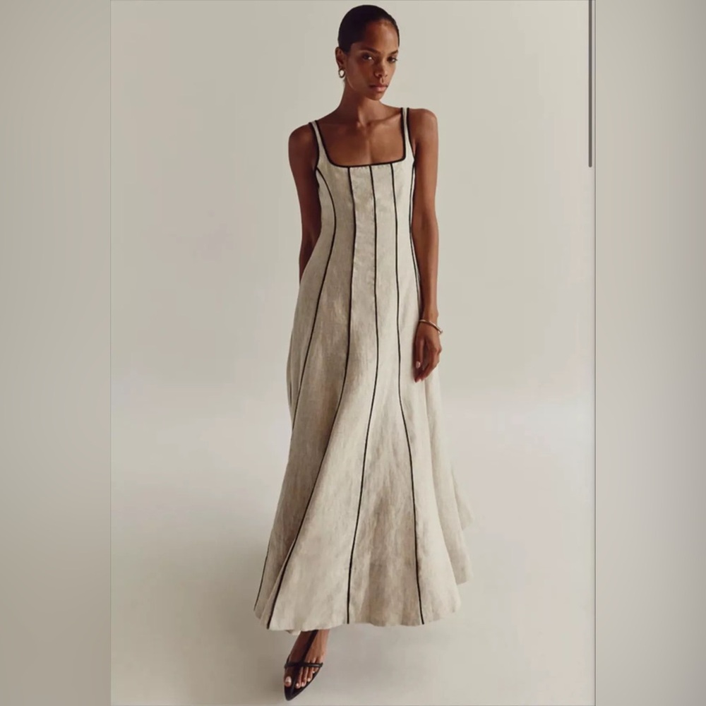 DISSH BECK NATURAL LINEN DRESS
